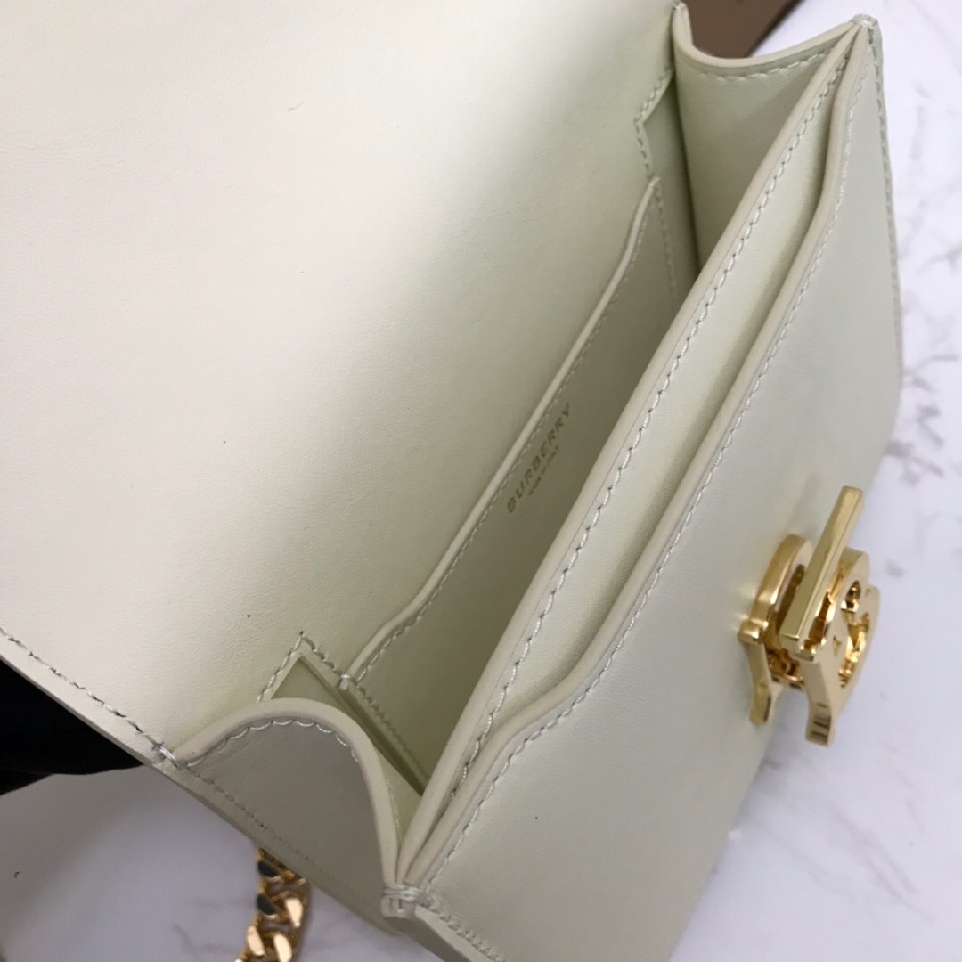 80122001 Belted Leather TB Bag, BURBERRY BAGS