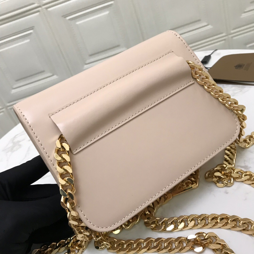 80122001 Belted Leather TB Bag, BURBERRY BAGS