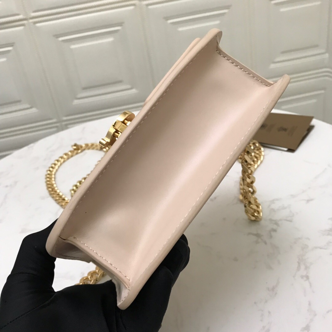 80122001 Belted Leather TB Bag, BURBERRY BAGS