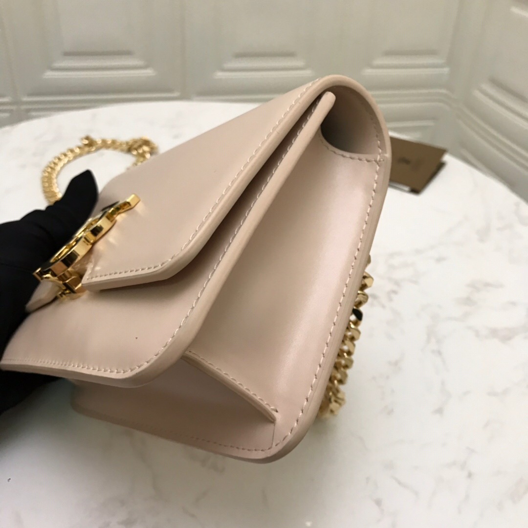 80122001 Belted Leather TB Bag, BURBERRY BAGS