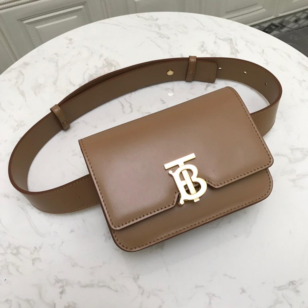 80122051 Belted Leather TB Bag, BURBERRY BAGS