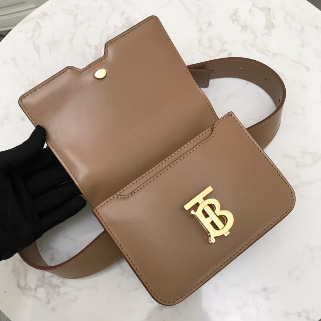 80122051 Belted Leather TB Bag, BURBERRY BAGS
