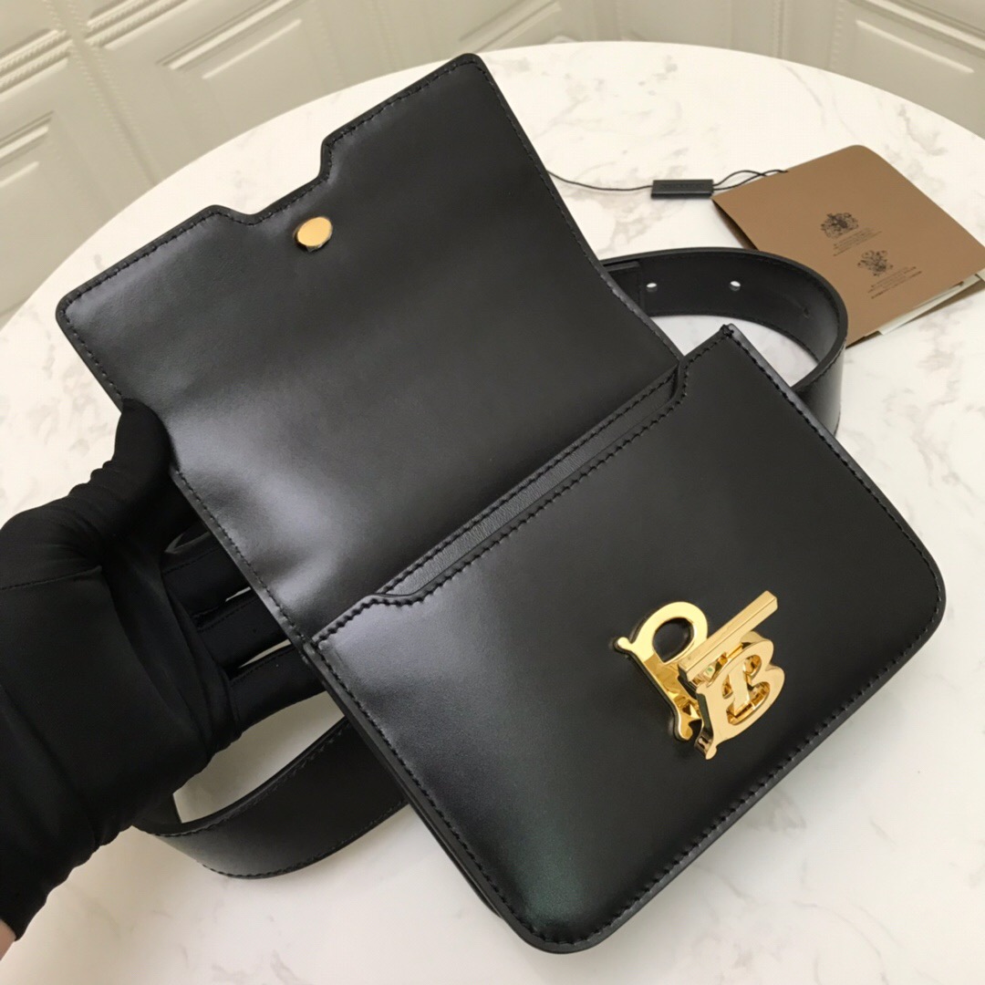 80122051 Belted Leather TB Bag, BURBERRY BAGS