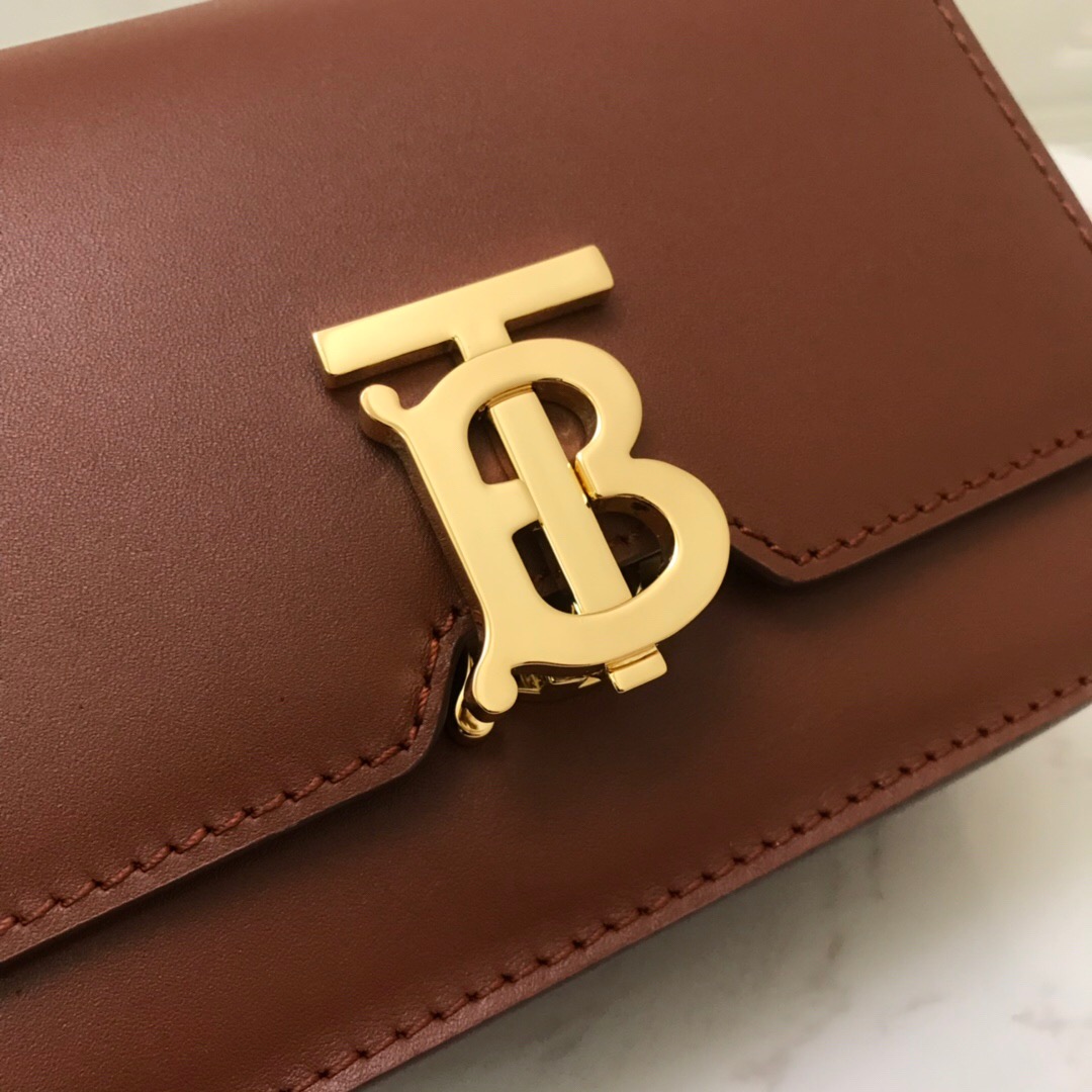 80122051 Belted Leather TB Bag, BURBERRY BAGS