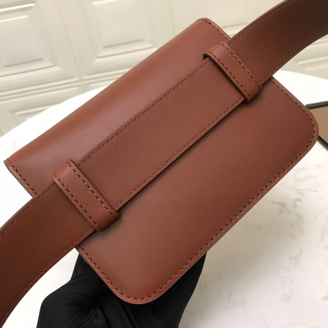 80122051 Belted Leather TB Bag, BURBERRY BAGS