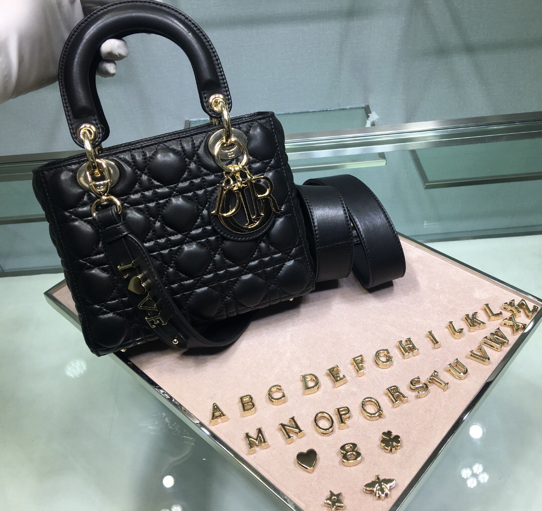 M0538O MY ABCDIOR LAMBSKIN BAG, DIOR HANDBAG