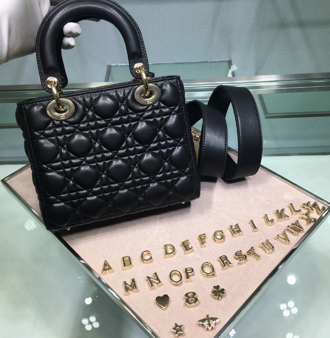 M0538O MY ABCDIOR LAMBSKIN BAG, DIOR HANDBAG
