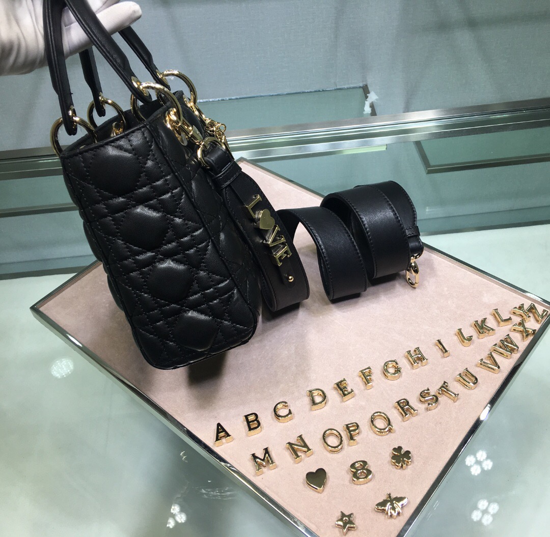 M0538O MY ABCDIOR LAMBSKIN BAG, DIOR HANDBAG