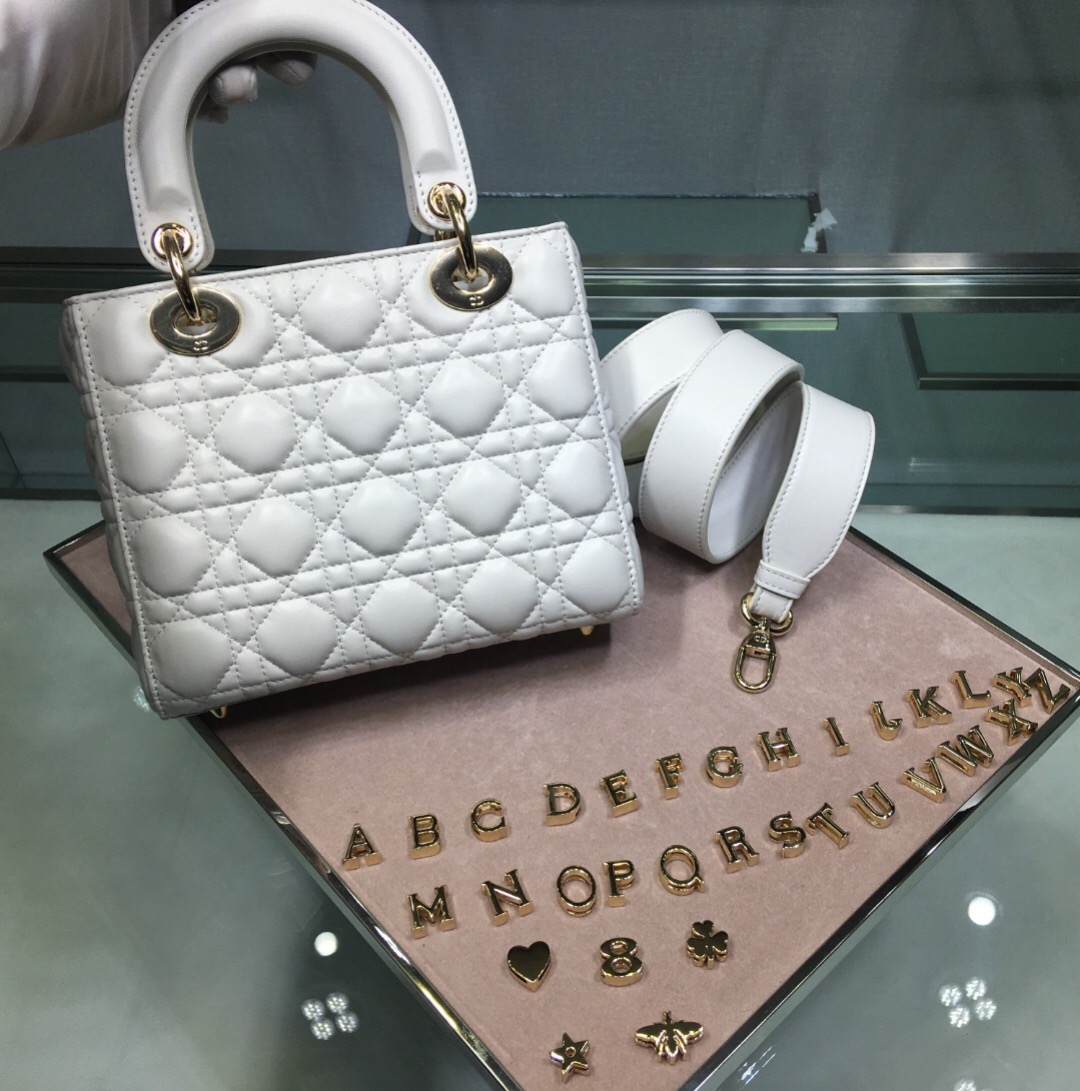 M0538O MY ABCDIOR LAMBSKIN BAG, DIOR HANDBAG