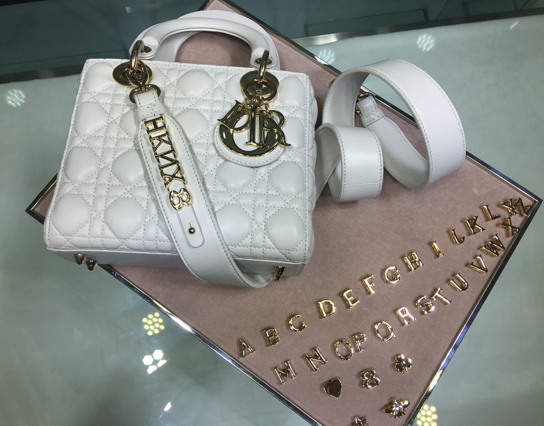 M0538O MY ABCDIOR LAMBSKIN BAG, DIOR HANDBAG