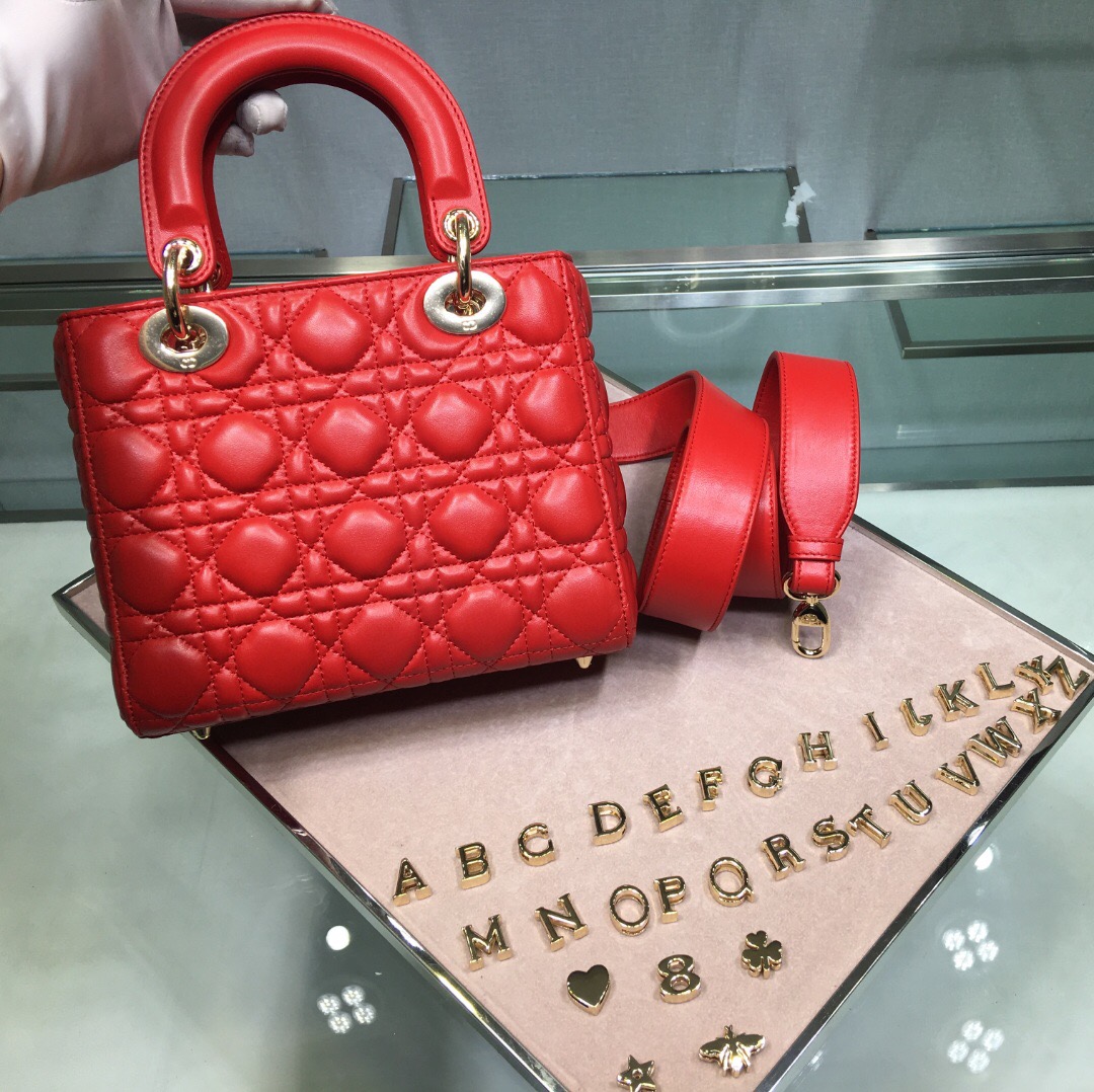 M0538O MY ABCDIOR LAMBSKIN BAG, DIOR HANDBAG