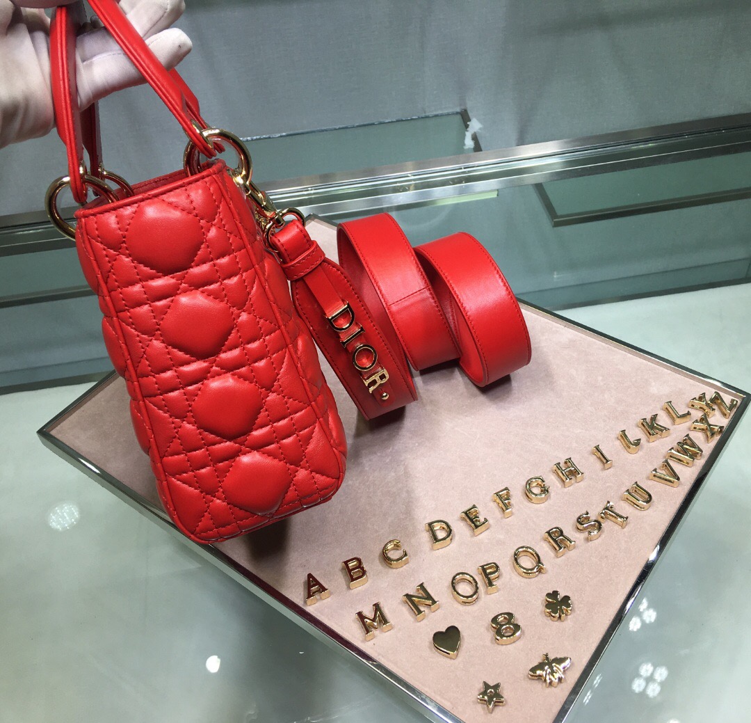 M0538O MY ABCDIOR LAMBSKIN BAG, DIOR HANDBAG