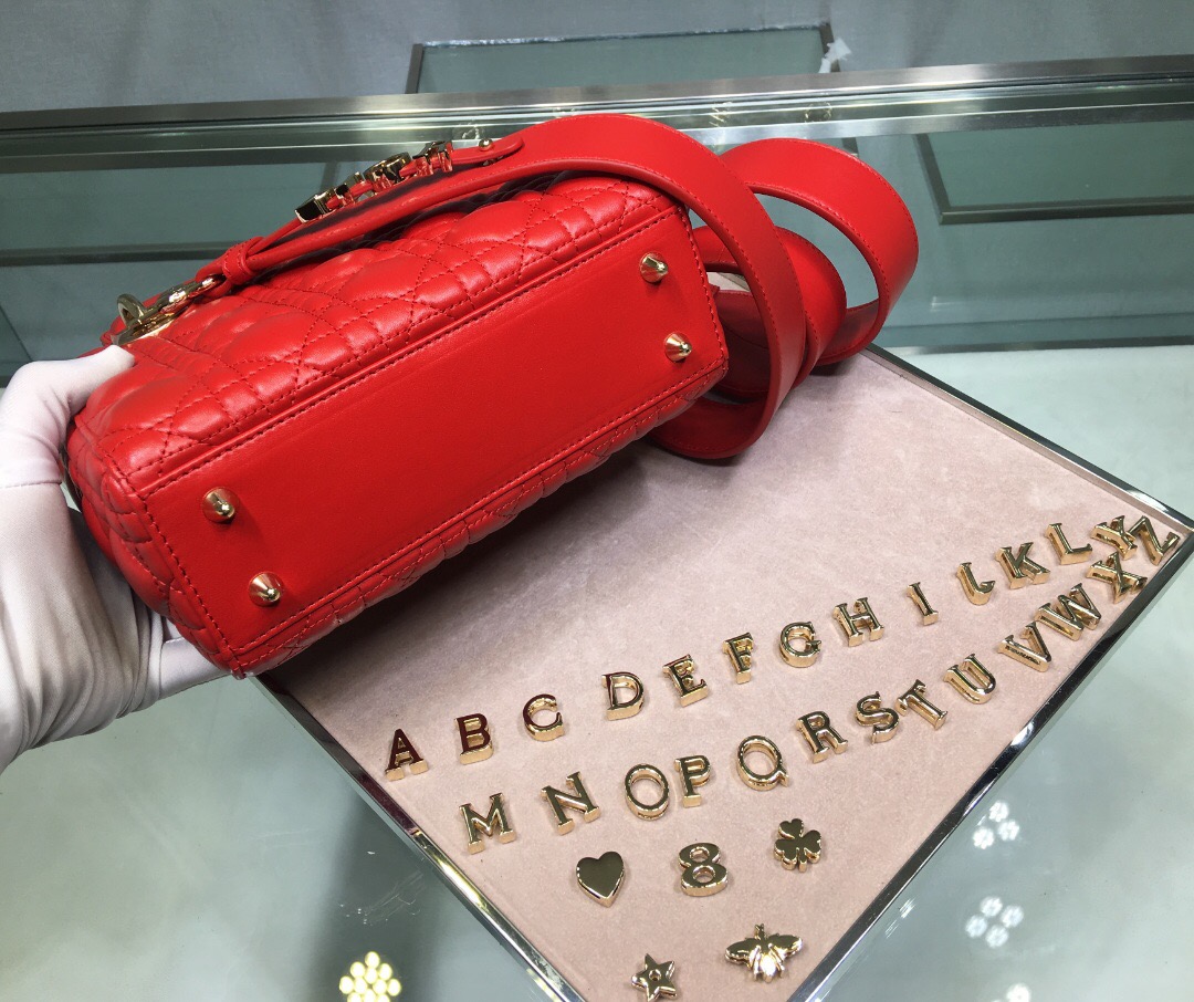 M0538O MY ABCDIOR LAMBSKIN BAG, DIOR HANDBAG