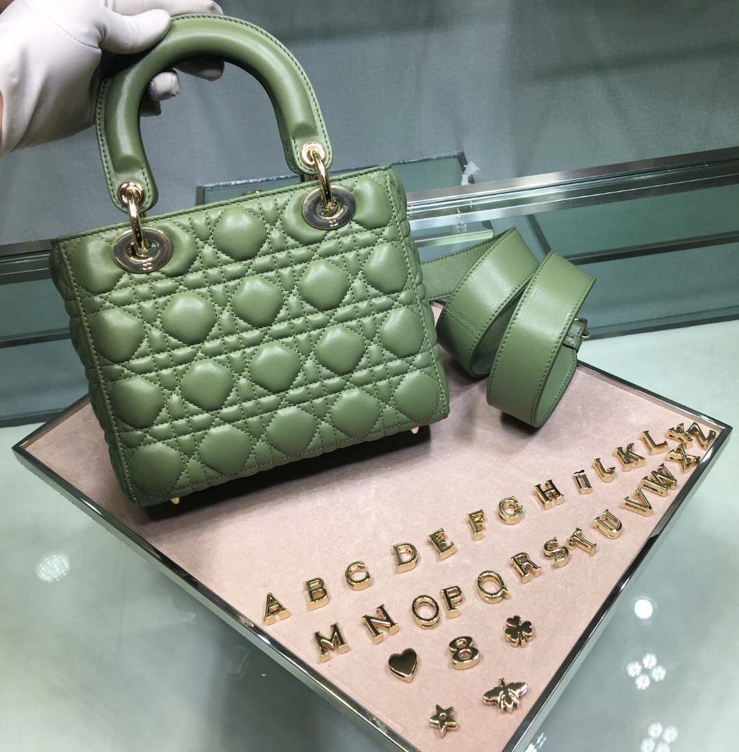 M0538O MY ABCDIOR LAMBSKIN BAG, DIOR HANDBAG
