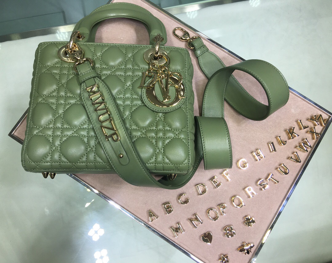 M0538O MY ABCDIOR LAMBSKIN BAG, DIOR HANDBAG