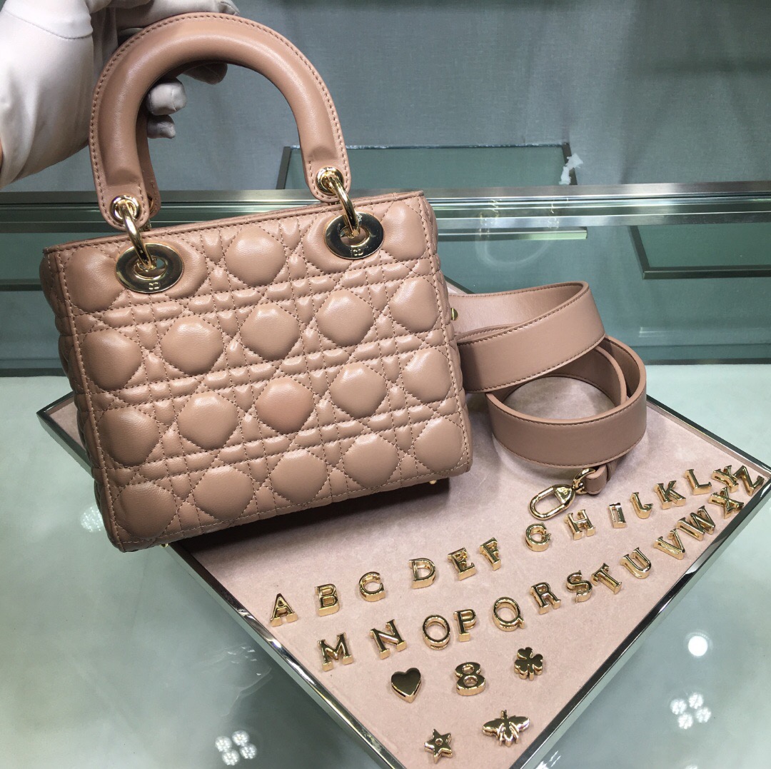 M0538O MY ABCDIOR LAMBSKIN BAG, DIOR HANDBAG