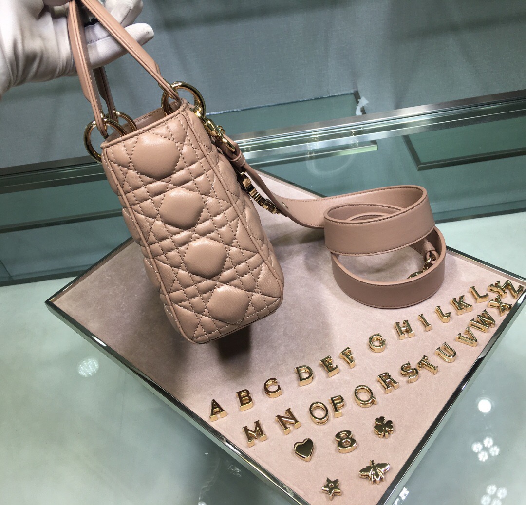 M0538O MY ABCDIOR LAMBSKIN BAG, DIOR HANDBAG