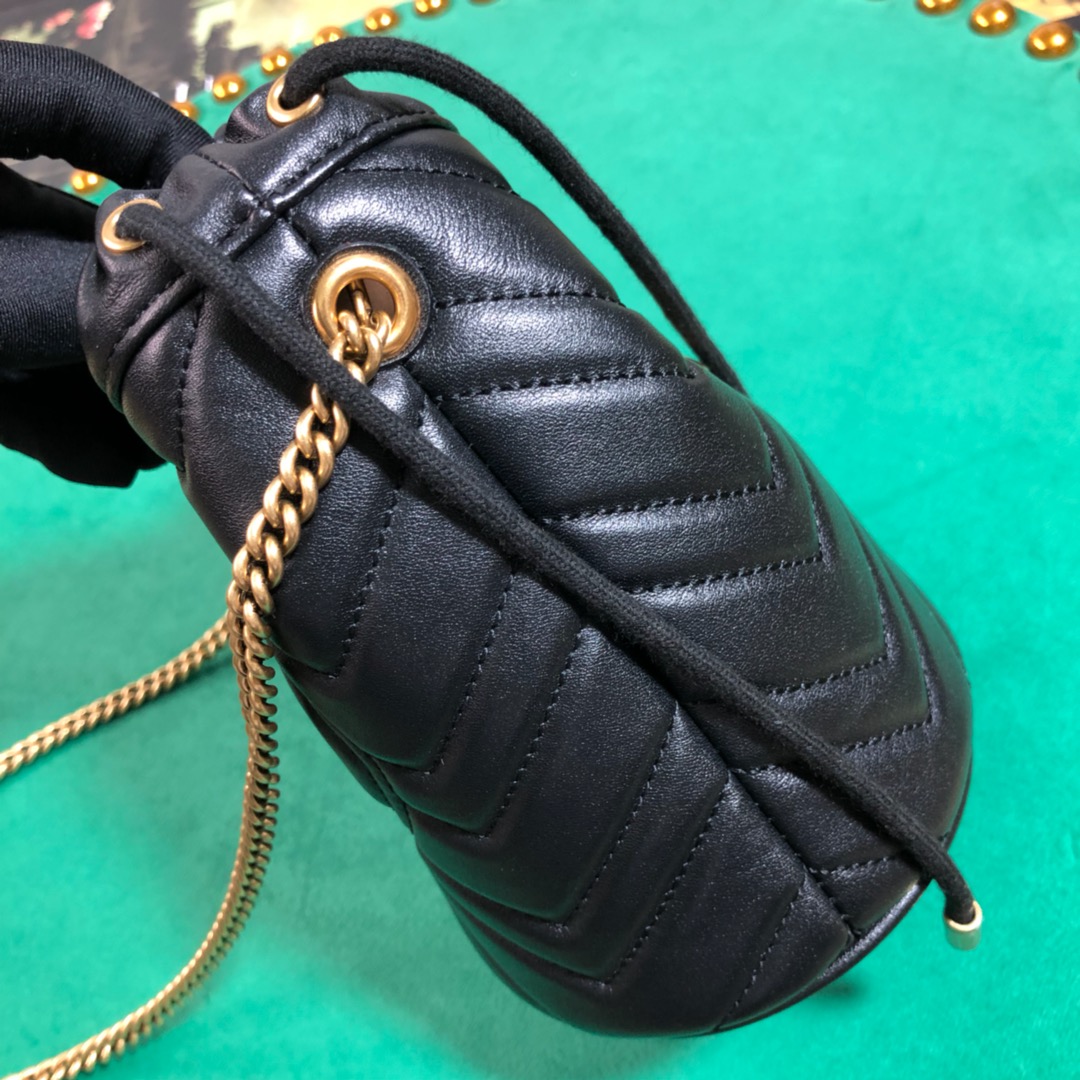 575163 GG Marmont mini bucket bag, Women's Mini Bags