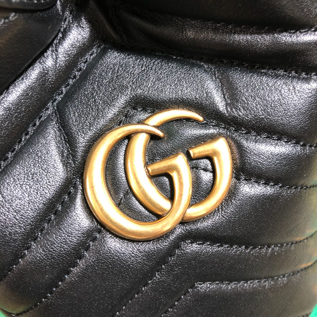 575163 GG Marmont mini bucket bag, Women's Mini Bags