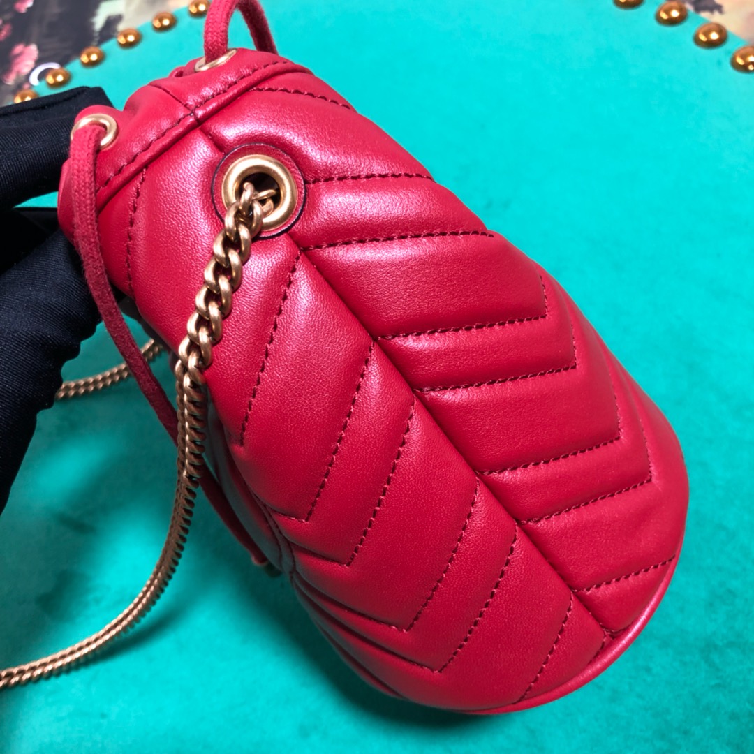 575163 GG Marmont mini bucket bag, Women's Mini Bags