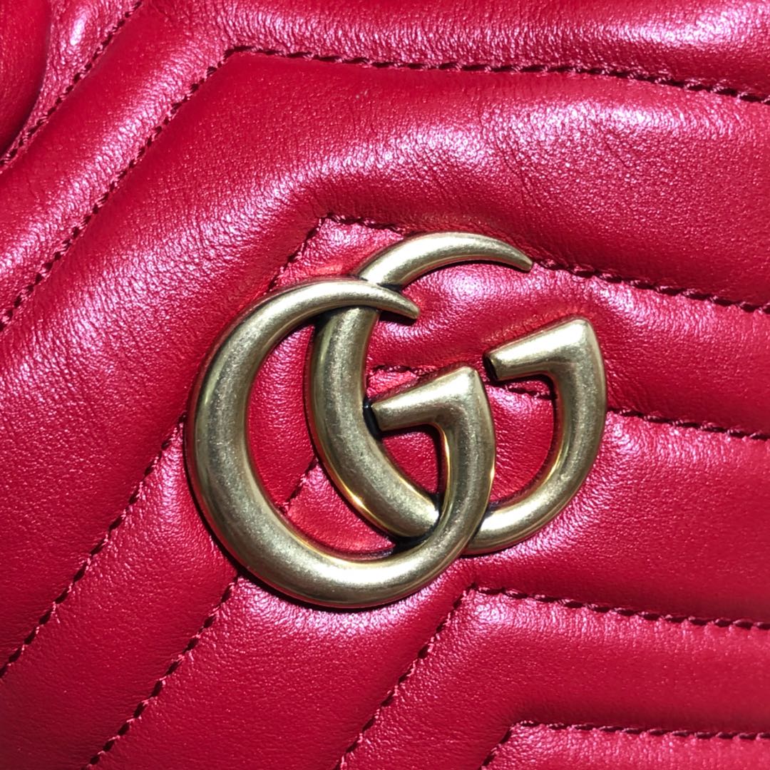 575163 GG Marmont mini bucket bag, Women's Mini Bags