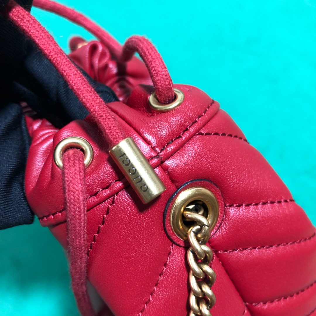 575163 GG Marmont mini bucket bag, Women's Mini Bags