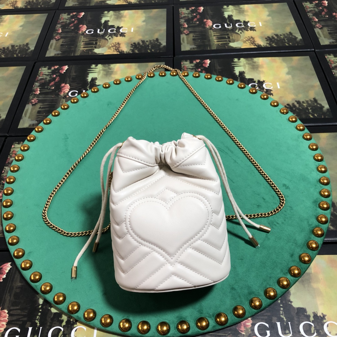 575163 GG Marmont mini bucket bag, Women's Mini Bags