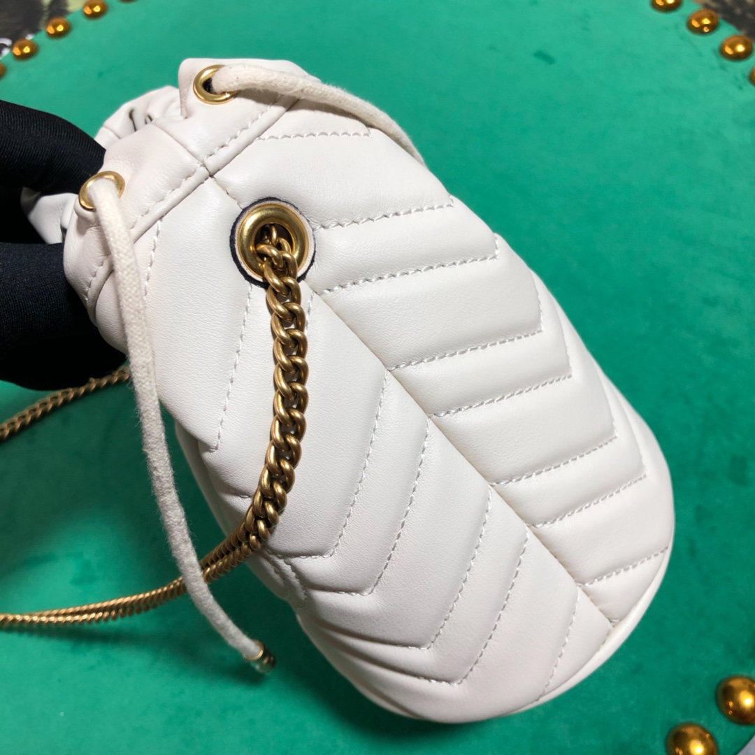 575163 GG Marmont mini bucket bag, Women's Mini Bags