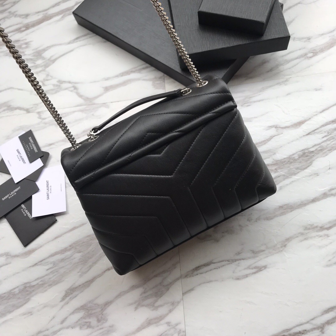 494699 LOULOU SMALL IN MATELASSÉ “Y” LEATHER, YSL SAINT LAURENT