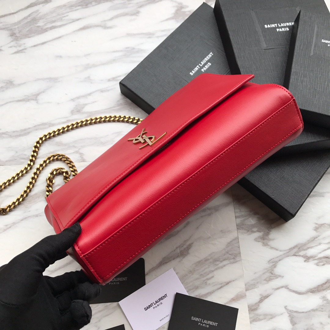 5538040UD7W6805 KATE MEDIUM REVERSIBLE IN SUEDE AND SMOOTH LEATHER, YSL Saint Laurent