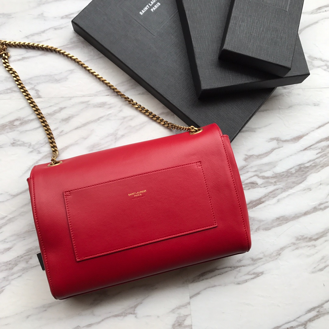 5538040UD7W6805 KATE MEDIUM REVERSIBLE IN SUEDE AND SMOOTH LEATHER, YSL Saint Laurent