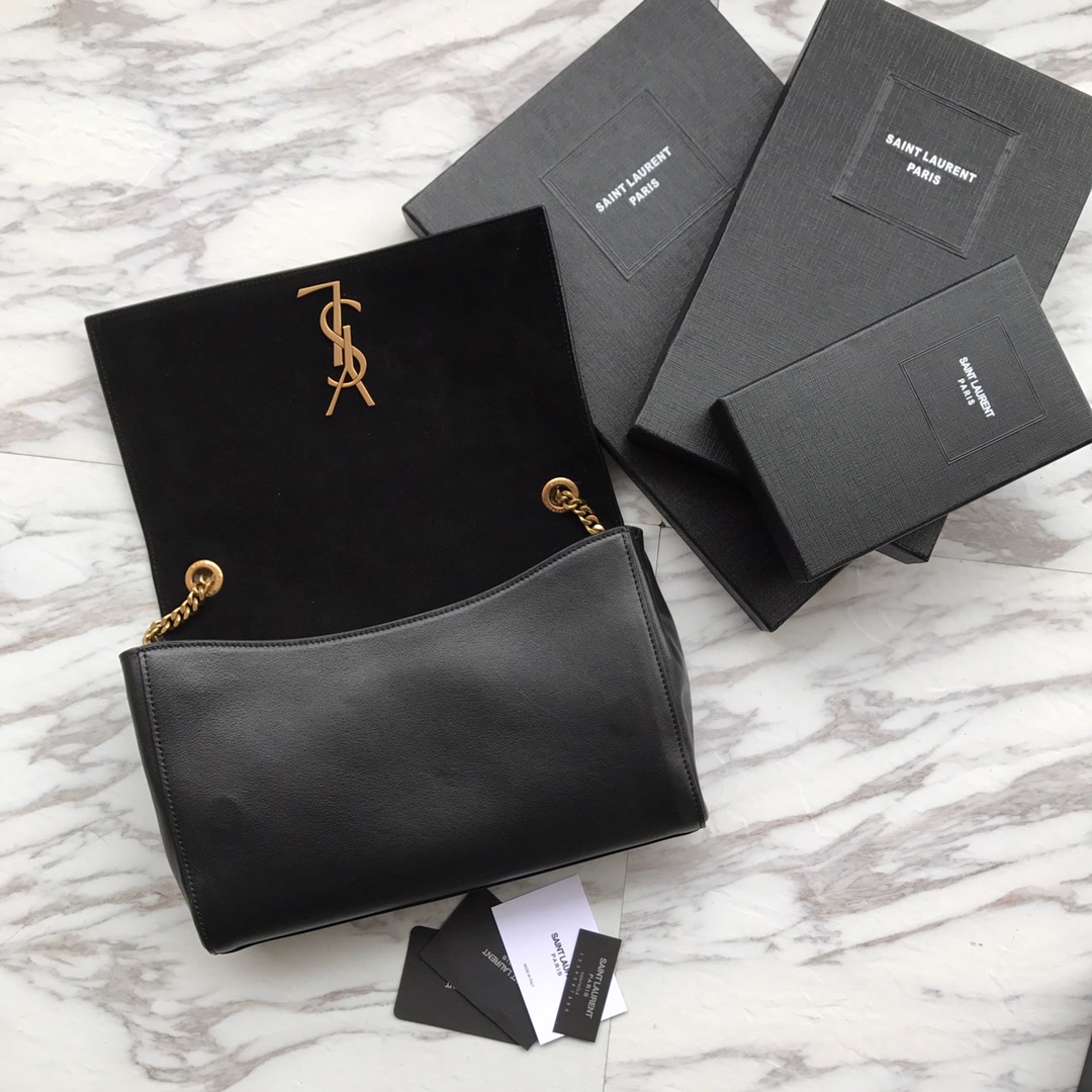 5538040UD7W6805 KATE MEDIUM REVERSIBLE IN SUEDE AND SMOOTH LEATHER, YSL Saint Laurent