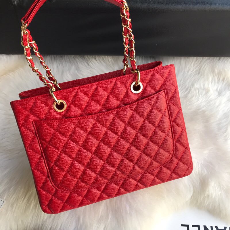 Chanel grand shopping tote, Grained Calfskin, A50995
