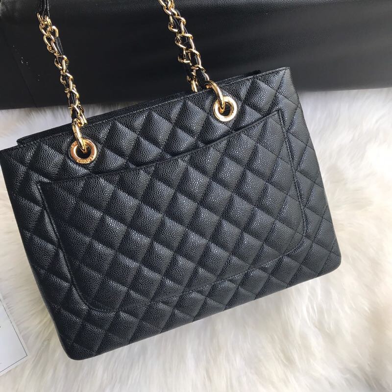 Chanel grand shopping tote, Grained Calfskin, A50995