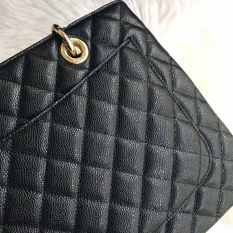 Chanel grand shopping tote, Grained Calfskin, A50995