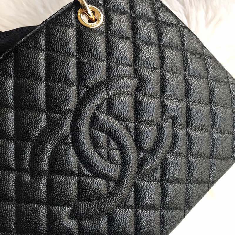 Chanel grand shopping tote, Grained Calfskin, A50995