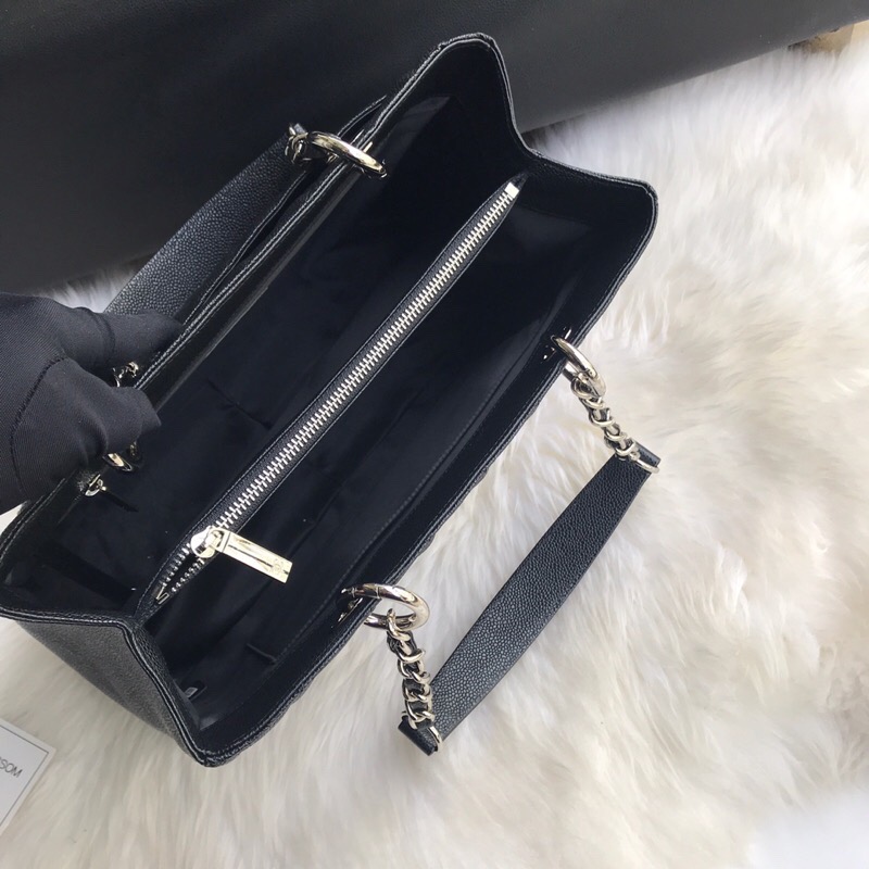 Chanel grand shopping tote, Grained Calfskin, A50995
