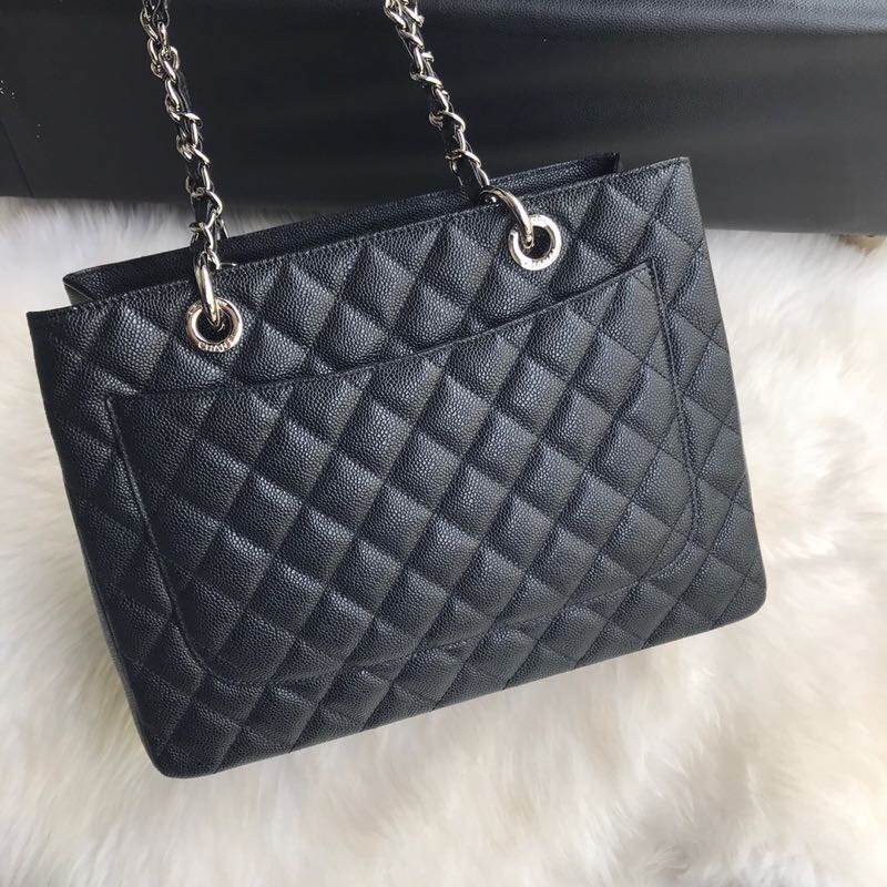 Chanel grand shopping tote, Grained Calfskin, A50995