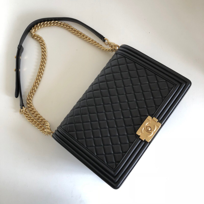 large boy chanel handbag, 30cm