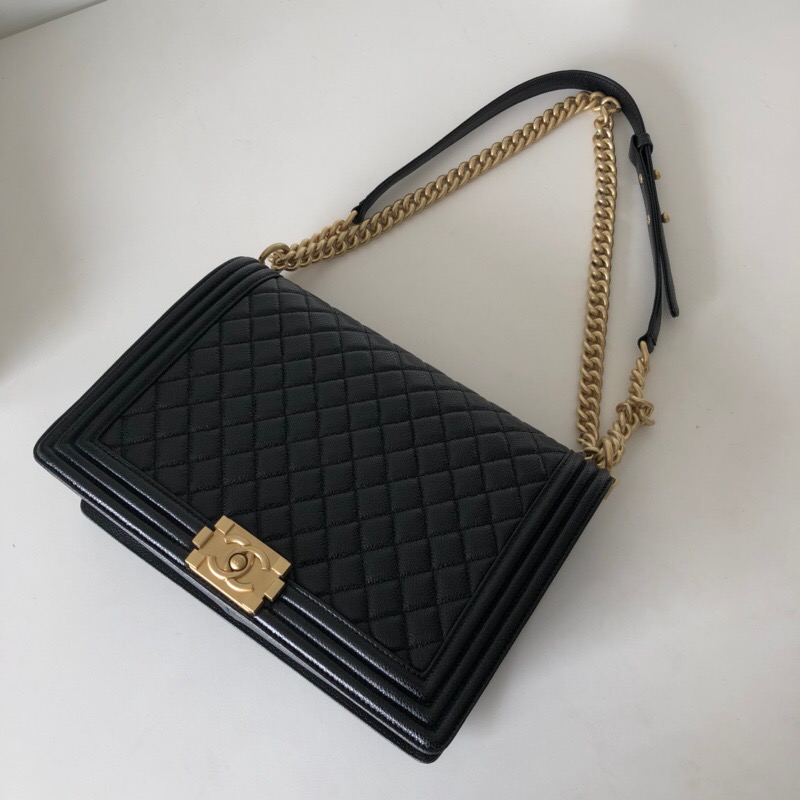 large boy chanel handbag, 30cm