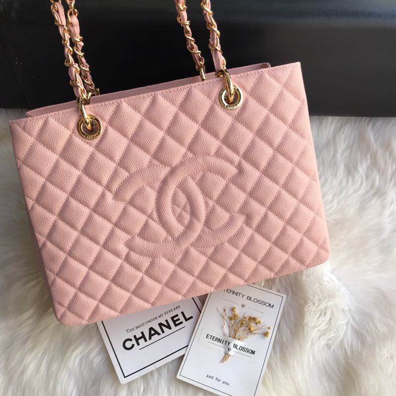 Chanel grand shopping tote, Grained Calfskin, A50995