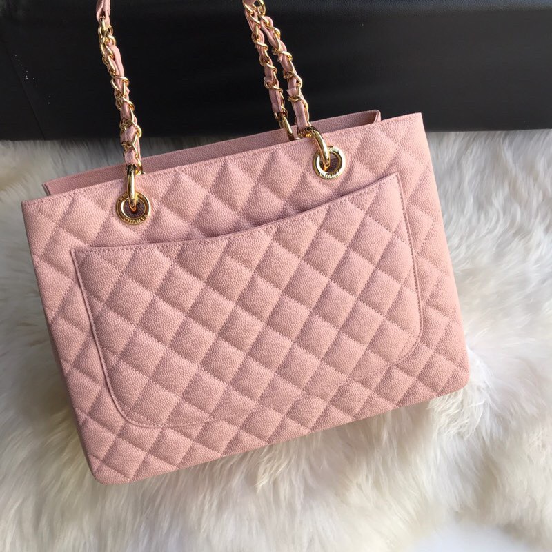 Chanel grand shopping tote, Grained Calfskin, A50995