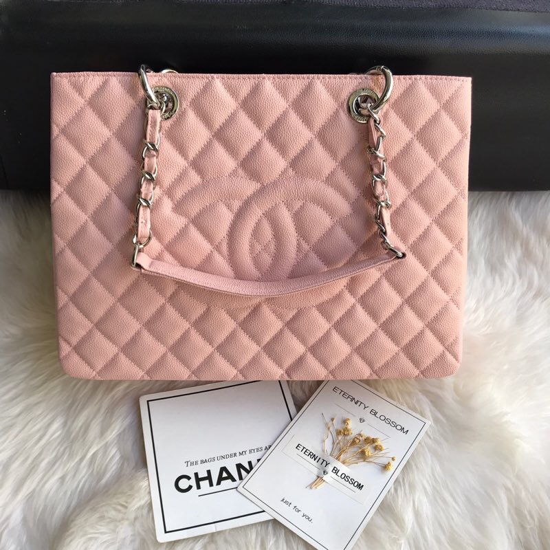 Chanel grand shopping tote, Grained Calfskin, A50995