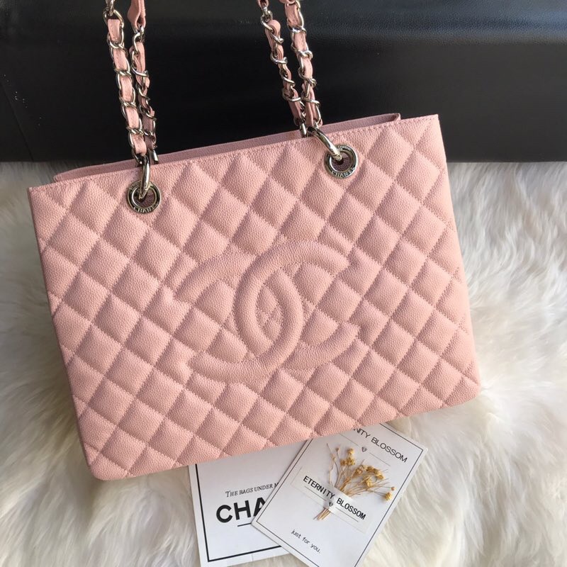 Chanel grand shopping tote, Grained Calfskin, A50995