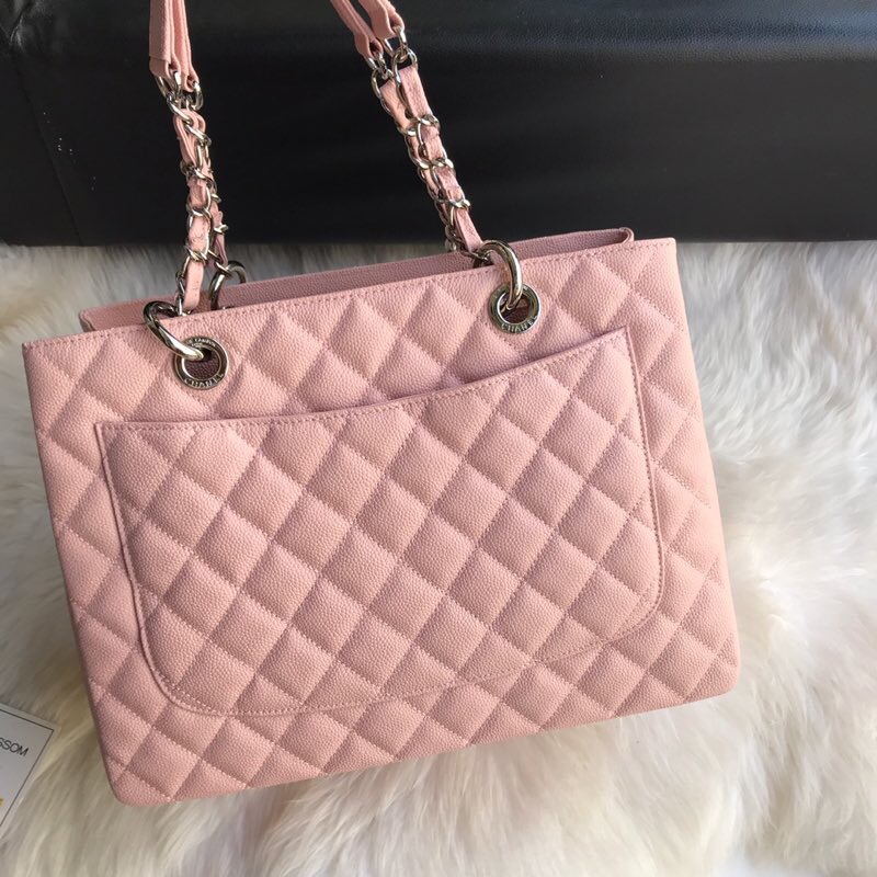 Chanel grand shopping tote, Grained Calfskin, A50995