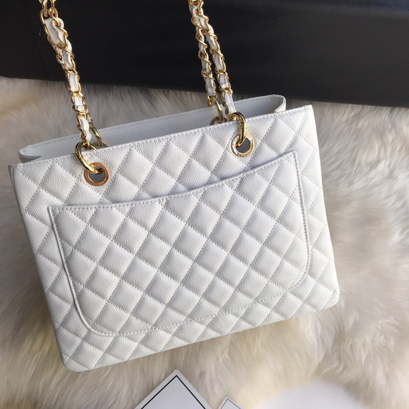 Chanel grand shopping tote, Grained Calfskin, A50995