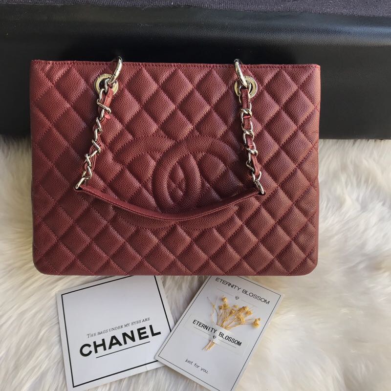 Chanel grand shopping tote, Grained Calfskin, A50995