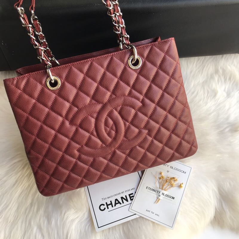 Chanel grand shopping tote, Grained Calfskin, A50995