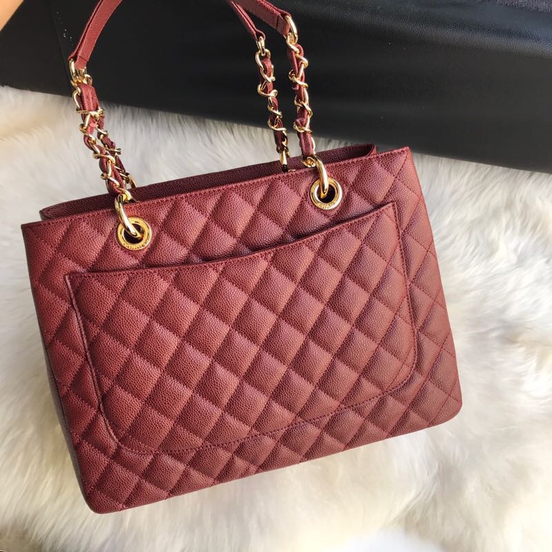 Chanel grand shopping tote, Grained Calfskin, A50995