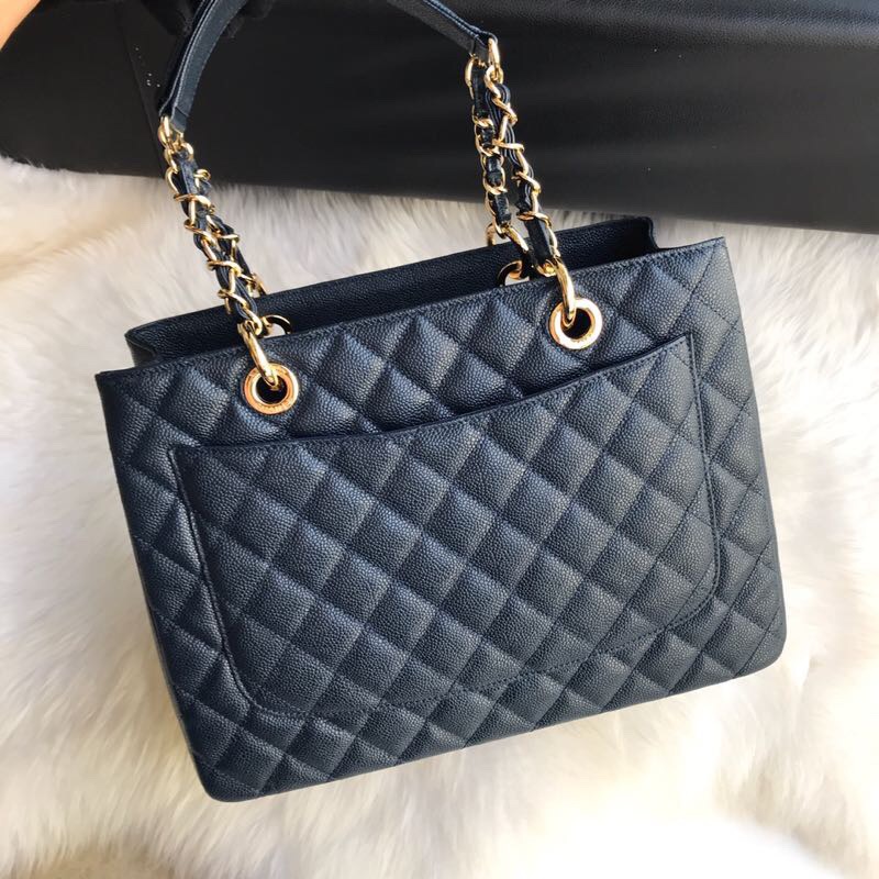 Chanel grand shopping tote, Grained Calfskin, A50995